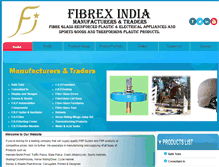 Tablet Screenshot of fibrexindia.com